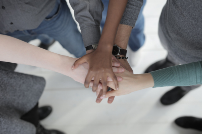 hands of different people